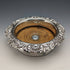 British antique silver plate bottle coaster